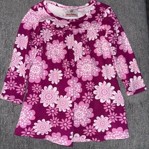 Hanna Andersson Pink Floral Kids Casual Dress